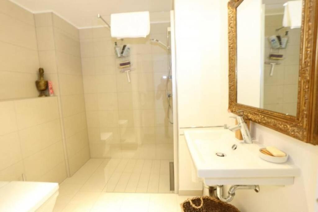 Large Family Retro Flat In City Center- Large Terrace & Garden View, Free Parking Luxemburgo Exterior foto